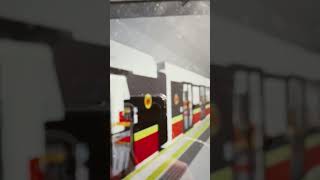 Warsaw metro M2 departs Trocka!!