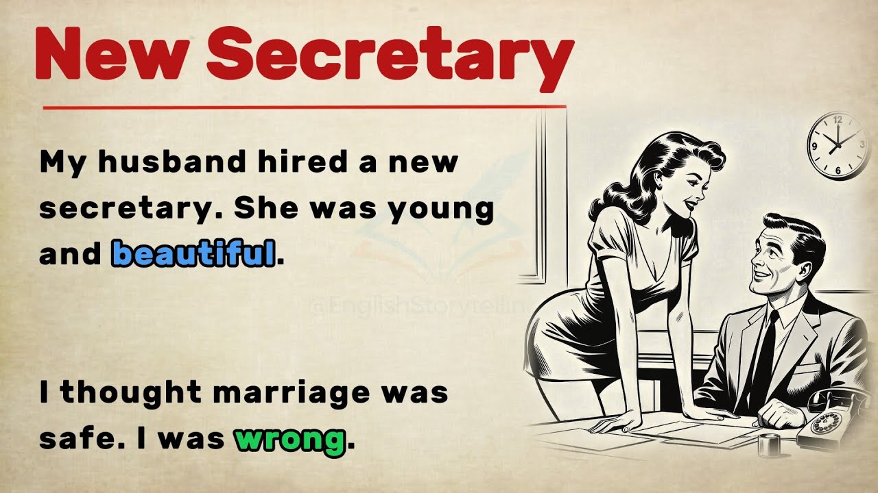 The New Secretary -  Learn English through Stories ⭐️  | Emotional English Story for Listening