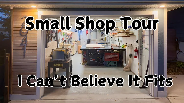 How I Fit Big Tools In A Small Shop - 2024 Shop Tour