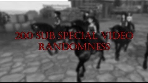 SSO - RANDOMNESS #3 (200 SUBSCRIBERS SPECIAL VIDEO)