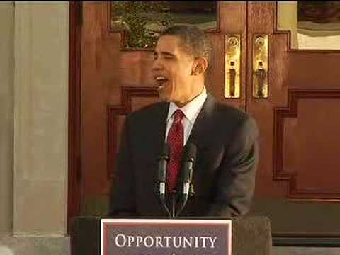speech therapy Barack Obama in Manning, SC (Full Video)