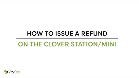 How to Issue a Refund From a Previous Batch on the Clover Station/Mini
