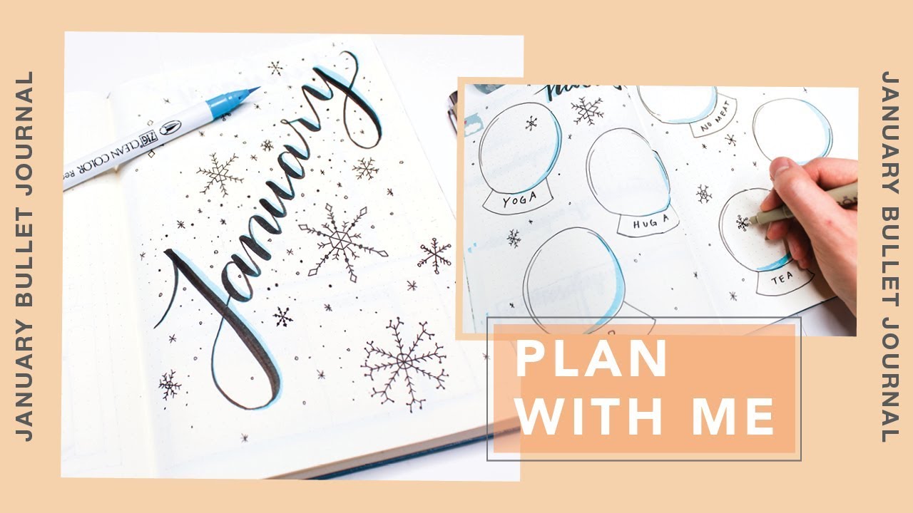 January 2019 Bullet Journal FREE PRINTABLE | Plan With Me - YouTube