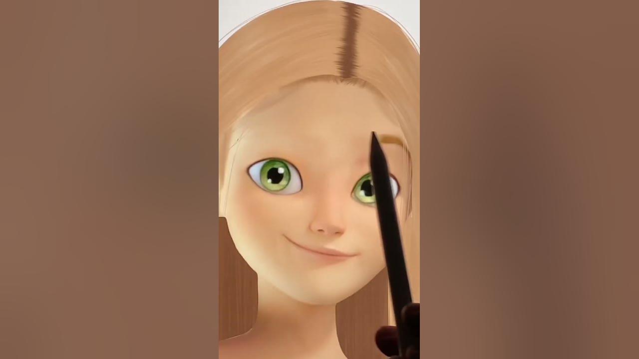 Adrien as a girl #miraculous #miraculousladybug #art #shorts