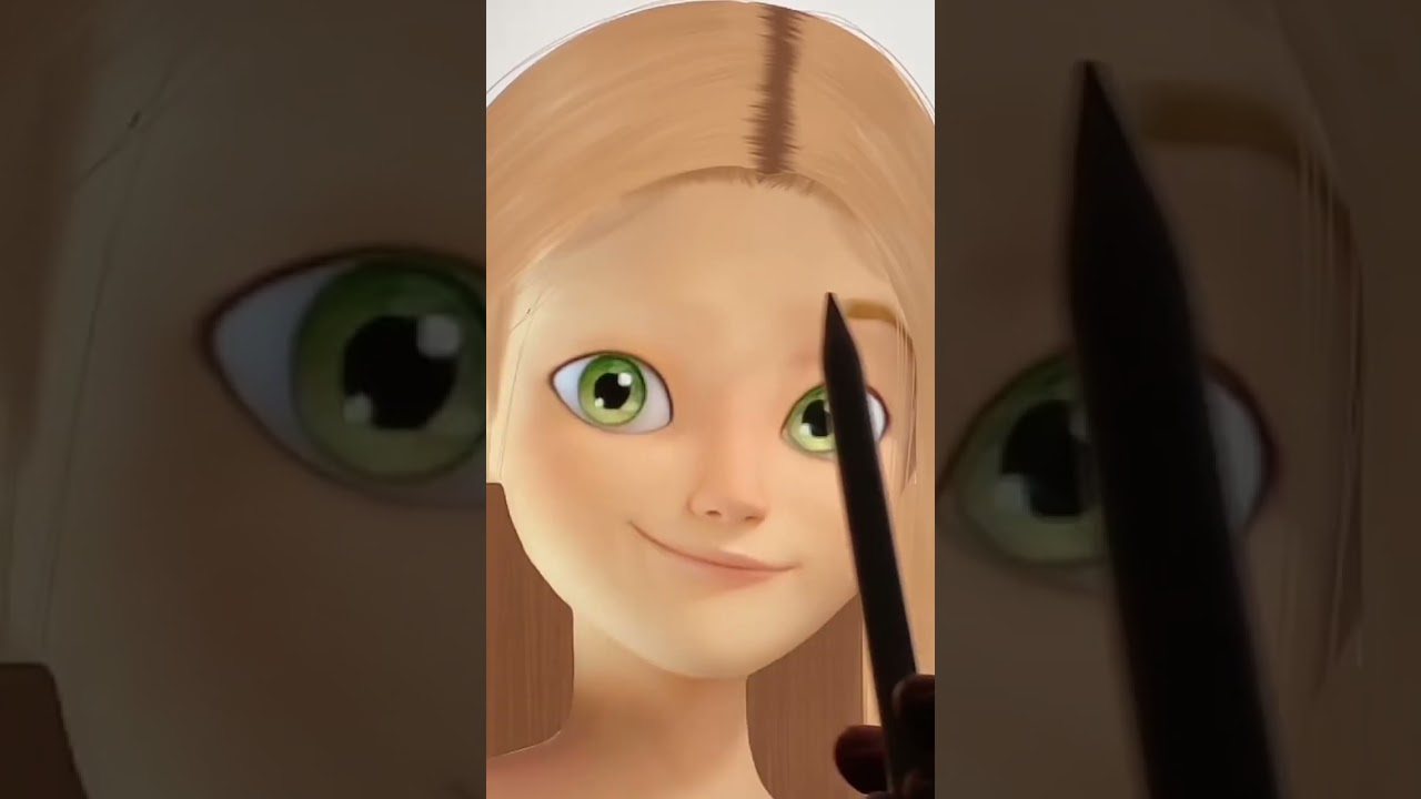 Adrien as a girl 
