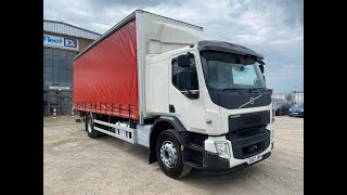 VOLVO FE 18 TONNE *EURO 6* CURTAINSIDER 2018 - DX67 JRV