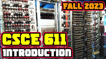 CSCE 611 Fall 2023 Lecture 1: Introduction and RISC-V ISA