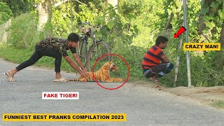 FUNNIEST BEST PRANKS COMPILATION 2023 | BEST FUNNY PUBLIC PRANKS FOR LAUGHING | DHAMAKA FURTI