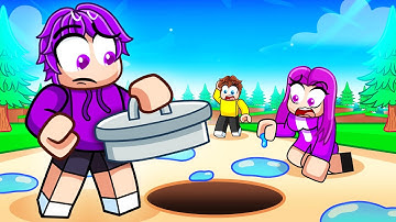 Draining ALL THE WATER in Roblox Build a Boat…