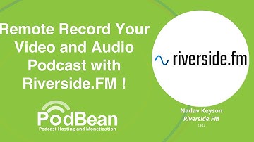Remote Record Your Video and Audio Podcast with Riverside.FM !