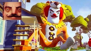 Hello Neighbor - My New Neighbor Butcher Big Lion (Secret Neighbor) Act 2 Random Gameplay