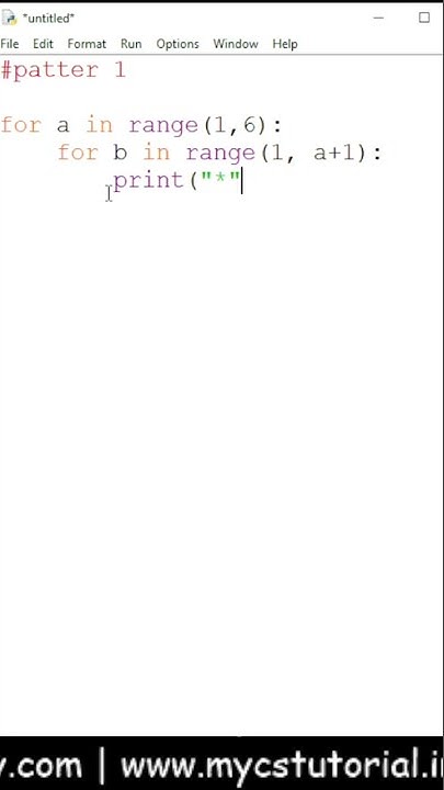 How to print Right Angle Triangle Pattern in Python | Pattern Printing ...