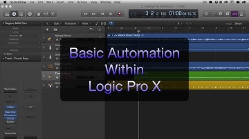 Automation Within Logic Pro X