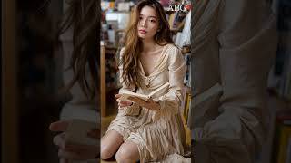 ai video / ai lookbook / 책방의 그녀 #룩북 #aioutfits  #aigirl #lookbook #Bookstore #ai #shorts
