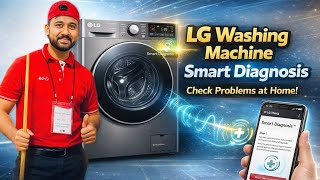 LG Washing Machine Smart Diagnosis | Check the Problem Yourself at Home 