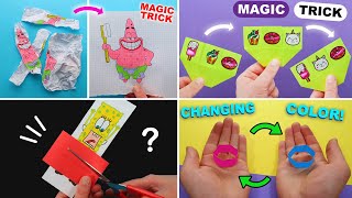 4 Best Paper magic tricks. Cool Paper Transformations ARTS & PAPER CRAFTS - tutorial