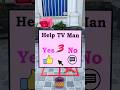 Help tv man #skibiditoilet #funny #shortvideo