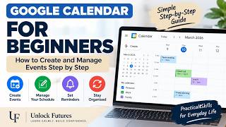 Google Calendar for Beginners | How to Create and Manage Events Step by Step