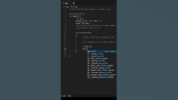 Check input number prime or not in c program #shortvideo