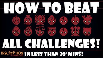 How to EASILY beat ALL CHALLENGES! | Inscryption Kaycee