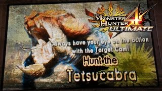 Monster Hunter 4 Ultimate Gameplay Demo - Hunting the Tetsucabra