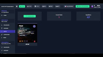 Cryptomines NFT GAME NEW GREAT UPDATE FLEET QUICK WHITE PAPER VIEW + CREATING FLEET. [PLAY TO EARN]
