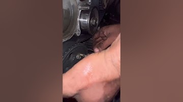 Easy way to replace timing belt# Isuzu fuego 4jb1@local mechanic.6