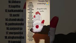 Asanjukta Hasta Mudra... Vdo