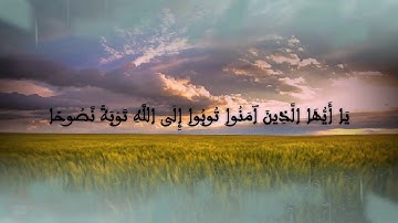 "يا أيها الذين آمنوا توبوا إلى الله توبة نصوحا"حالات واتس دينية قرآن مؤثر🎧||ياسر الدوسري❤تلاوة مبكية