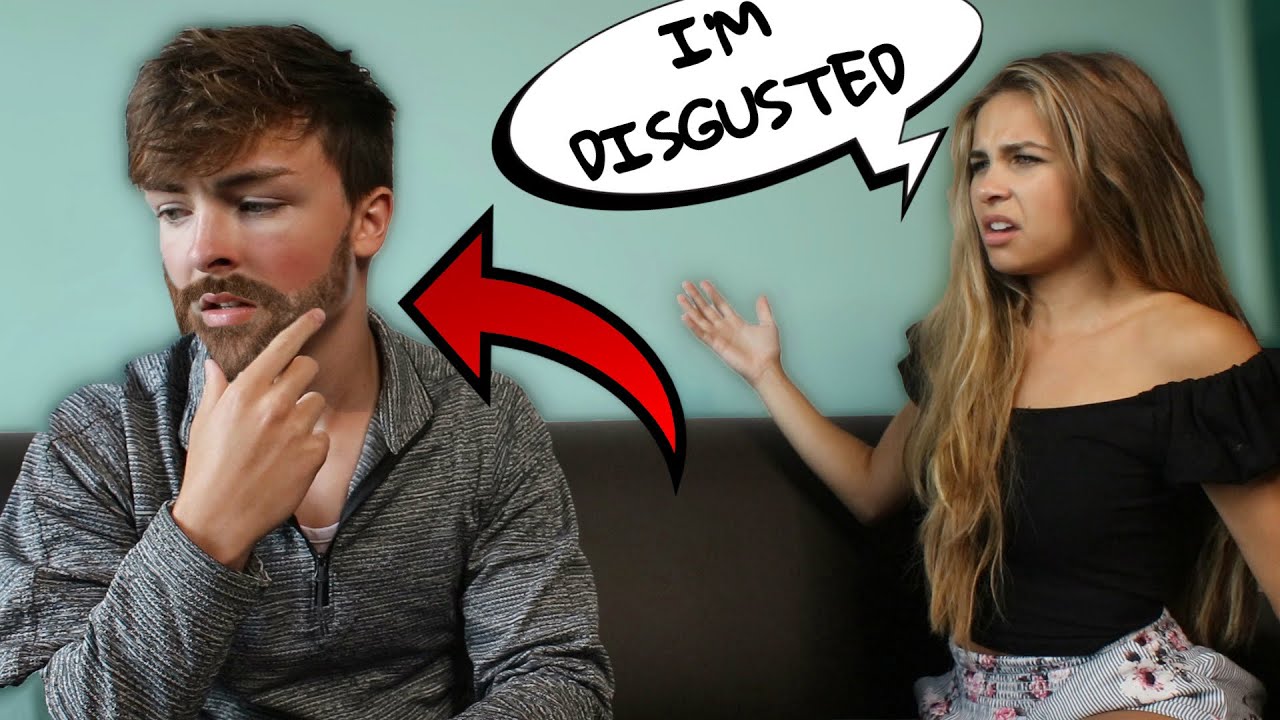 I GREW A BEARD TO SEE HOW MY GIRLFRIEND WOULD REACT!! *SHE’S SO MEAN ...