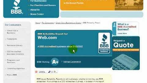 Web.com Web Hosting Review