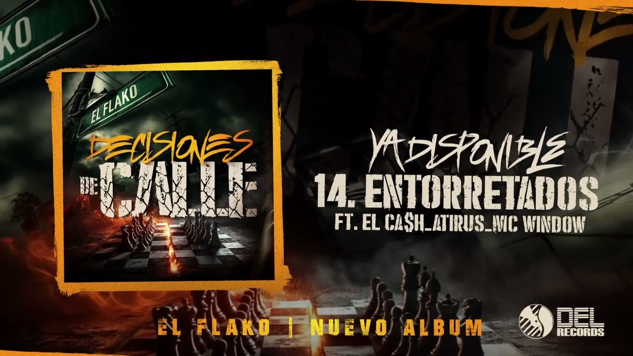 ENTORRETADOS - (Visualizer) - El Flako, El Ca$h, Atirus & Mc Window - DEL Records 2025