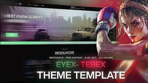 EYEX PRO | TEBEX THEME TEMPLATE | EASY CUSTOMIZABLE!