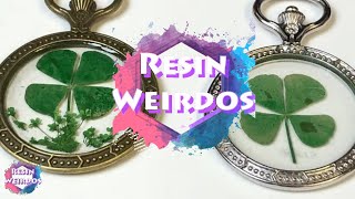 Super Easy &amp; Fast Uv Resin Lucky Four leaf Clover Charms/Pendant - St Patrick&#39;s Day Resin Ideas