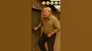 Donald Trump Funny Toilet Scene Poor Clothes Slap Fail 