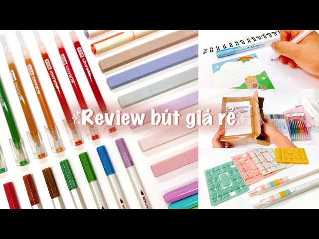 Thử bút giá rẻ chỉ từ 5K // Cheap pen reviews// Orangiee