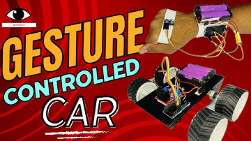 Hand gestures controlled car using ESP32(Arduino) - DIY