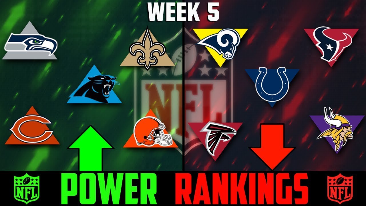 draft order generator NFL Week 5 Power Rankings 2019