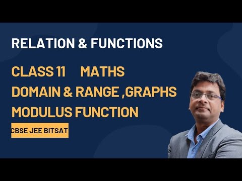 Relation and Function- Domain Range Graph Modulus function| Class 11 ...