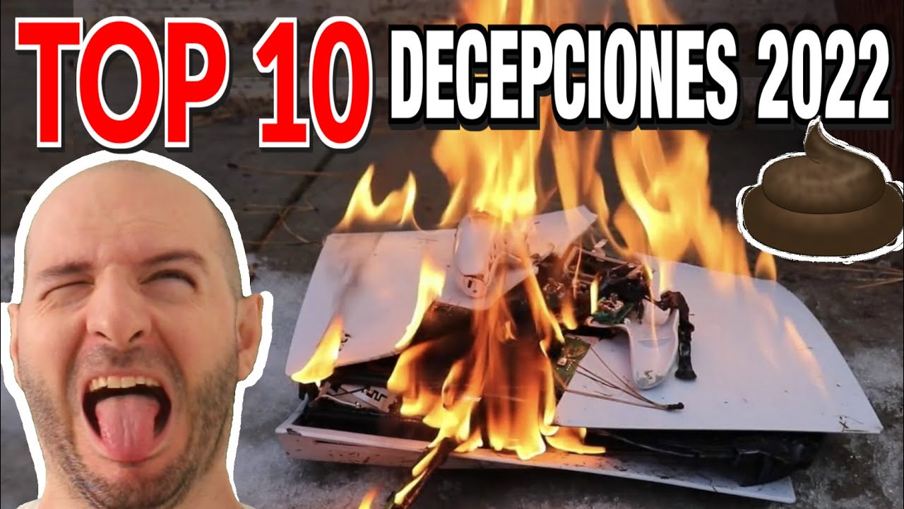 ¡¡¡TOP 10 DECEPCIONES 2022!!! - Sasel - Ranking - español - saselandia - videojuegos