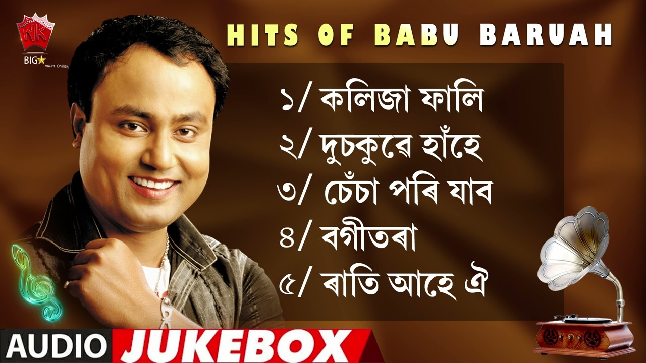 BABU BARUAH SUPERHIT SONGS  ASSAMESE MODERN JUKEBOX  NK PRODUCTION  SERIES 45