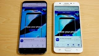 Samsung Galaxy S8 Plus vs J7 Prime! - Speed Test