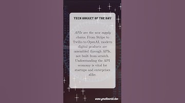 APIs are the new supply chains.