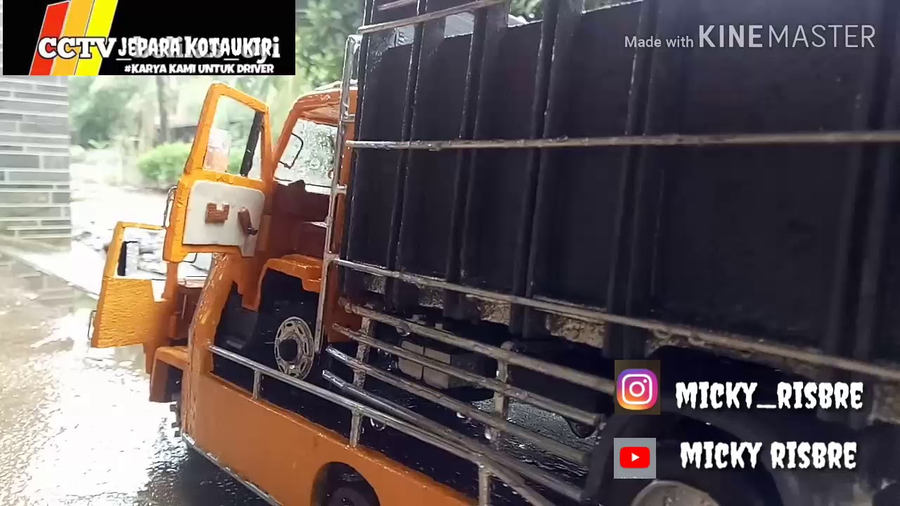  Miniatur  truk  umplung truk  tepak towing YouTube