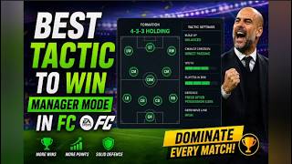 BEST Manager Mode Tactics in FC Mobile 26! 🔥