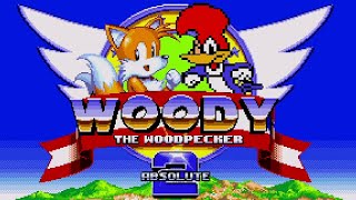Woody The Woodpecker 2 Absolute (Sonic 2 Absolute Mod) - Full Longplay