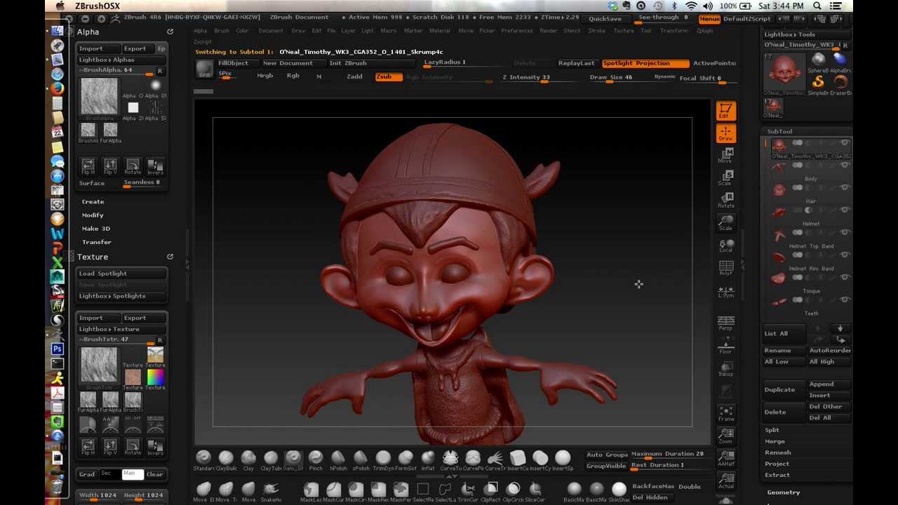 importing alphas in zbrush