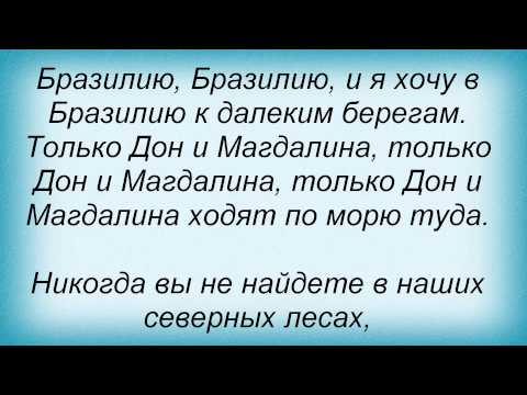 Слова песни Детские песни - На далекой Амазонке