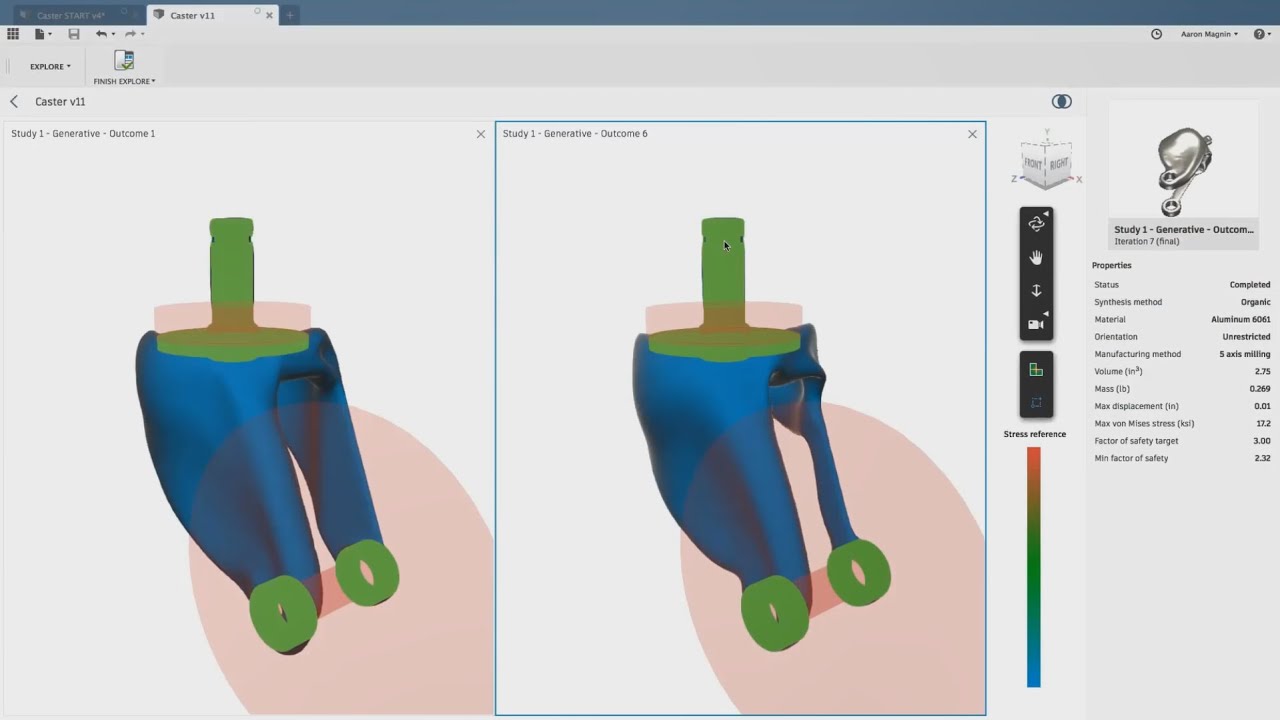 Autodesk Fusion 360 Generative Design Youtube