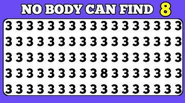 Find the all odd one out / Check your Eyes / Challenge your Mind / Easy , Medium , Hard,
